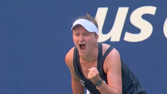 VIDEO | Meciul anului în tenisul feminin! A salvat opt mingi de meci şi s-a calificat în sferturi la US Open, după o partidă care a durat peste trei ore