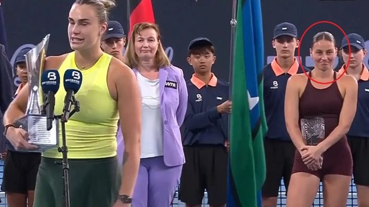 Finală cu scântei la Brisbane. Kostiuk a refuzat să dea mâna cu Sabalenka, apoi a făcut grimase la discursul liderului mondial