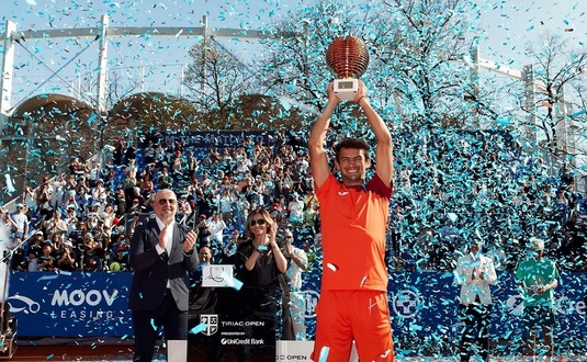 A venit în România pentru a câştiga primul titlu ATP! Sportivul care a ridicat titlul la Ţiriac Open: “Sunt multe emoţii acum”