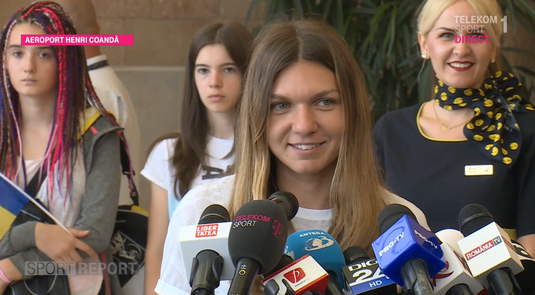 VIDEO | ”Şarapova te-a felicitat?” Răspuns fabulos dat de Simona Halep: ”Şarapova...”. Toată lumea a început să râdă