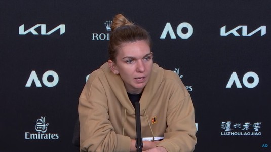 Explicaţiile Simonei Halep pentru eliminarea de la Australian Open: "Sunt un pic frustrată. Am fost prea negativistă şi m-am plâns prea mult"