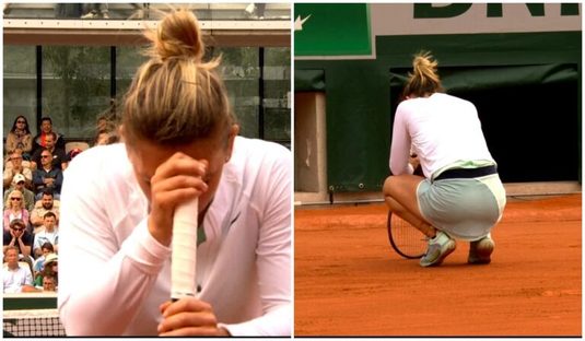 Momente dificile pentru Simona Halep pe teren! Cu probleme medicale, jucătoarea s-a stăpânit cu greu. Ce s-a întâmplat: medicii au intervenit