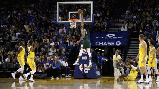 VIDEO | Rezumate NBA. Milwaukee Bucks îşi continuă defilarea în NBA. Victorie cu Golden State Warriors, pe arena din San Francisco