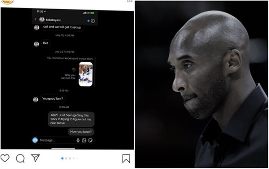 FOTO Ultimul mesaj al lui Kobe Bryant înainte de a muri! "Eşti bine?". Discuţia, întreruptă de tragedia petrecută