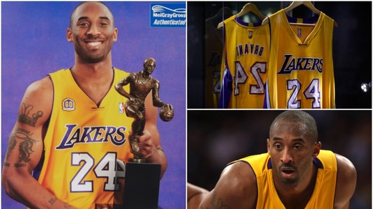 Un tricou al lui Kobe Bryant urmează să fie vândut pe o sumă colosală. Câte milioane de dolari se aşteaptă să încaseze casa de licitaţii