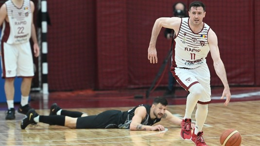 Rapid a câştigat finala mică a Ligii Naţionale de Baschet Masculin. Giuleştenii au învins-o pe CSU Sibiu