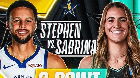 NBA All-Star Game | Sabrina Ionescu şi Stephen Curry se vor înfrunta la aruncări de 3 puncte