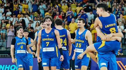 România a câştigat Campionatul European U20 la baschet şi a pătruns în Divizia A! Turneu perfect pentru tricolori