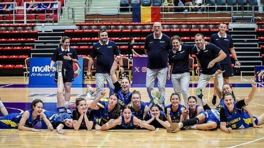 Viitor de aur! Naţionala feminină a României care e la o victorie de promovarea în prima divizie a Campionatelor Europene