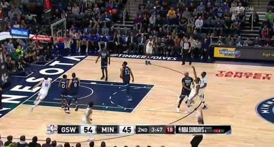 Meci nebun în NBA, în direct pe Telekom Sport! VIDEO | Golden State Warriors, învinsă de Minnesota Timberwolves