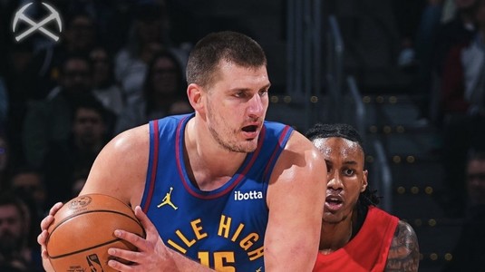 Nikola Jokic a reuşit un ”triple-double” în partida Denver Nuggets - Portland Trail Blazers 120-108