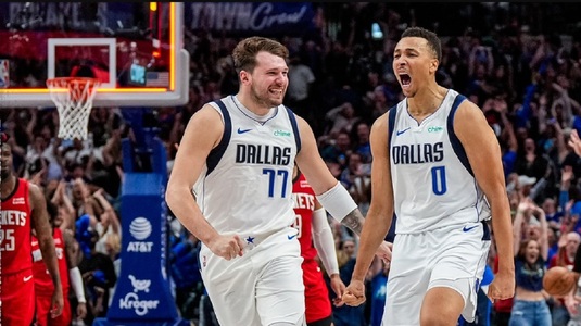 VIDEO | Dramatism total în Dallas Mavericks - Houston Rockets. Un coş de trei puncte la ultima fază, prelungiri şi un deznodământ trist pentru oaspeţi