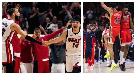 VIDEO | Miami Heat şi New Orleans Pelicans, ultimele echipe calificate în play-off-ul NBA. Tabloul complet al post-sezonului şi transmisiunile de pe Orange Sport