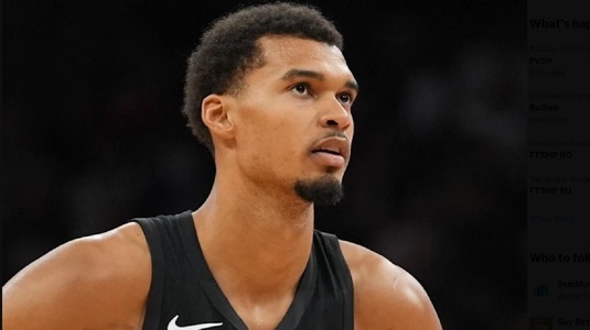 S-a accidentat Victor Wembanyama. Cât timp va lipsi uriaşul francez din NBA