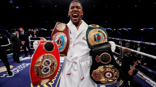 Anthony Joshua l-a învins pe Parker şi a unificat centurile IBF, WBA Super, IBO şi WBO la categoria grea