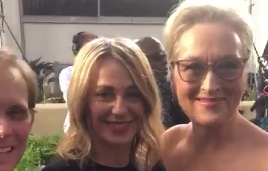 VIDEO | Nadia Comăneci, alături de Meryl Streep pe covorul roşu la gala Globurilor de Aur