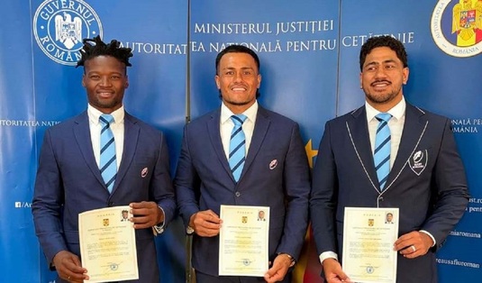 Moment special la naţionala României! Trei jucători străini au devenit oficial cetăţeni români