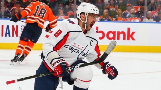 S-a scris istorie în NHL. Alex Ovechkin, 30 de goluri într-un sezon pentru a 19-a oară în cei 20 de ani de carieră