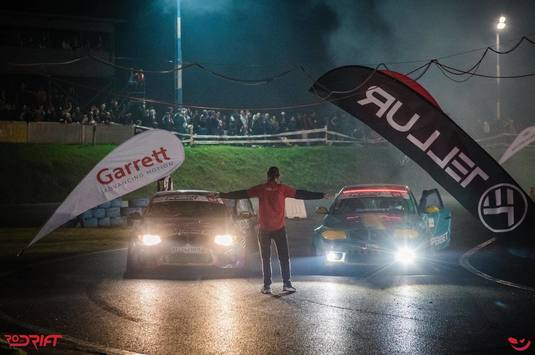 Etapă nocturnă de drift cu 28 de piloți români la start. Cine a câștigat