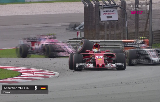 VIDEO. Moment incredibil după finalul cursei. Vettel şi-a făcut praf Ferrari-ul după un accident stupid!