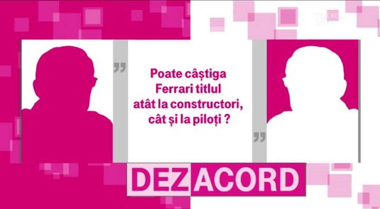 DEZACORD, episodul 10 | Mihai Leu şi Berti Panaiot au dezbătut subiectul săptămânii înainte de Marele Premiu al Chinei