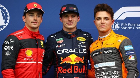 Max Verstappen, în pole position la "Imola". Cine s-a clasat pe celelalte două poziţii pe podium