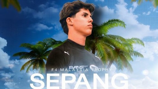 Pilotul David Cosma Cristofor, confirmat oficial în weekendul de Formula 1 de la Sepang
