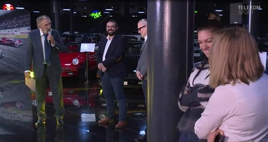 VIDEO | Ce cadou le-a propus Ţiriac lui Gabi Szabo şi Simonei Halep. Cele două au izbucnit în râs