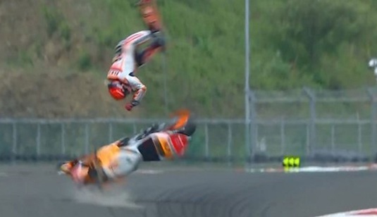 VIDEO | Marc Marquez, accident şocant în calificările de la MP al Indoneziei. Primele informaţii despre starea pilotului spaniol
