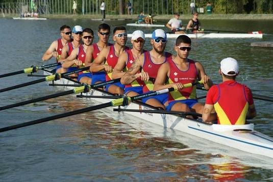 Echipajul masculin de 8+1 al României, locul 6 la CM de canotaj