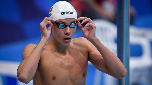 Prima reacţie a lui David Popovici după ce a ieşit campion mondial şi la 100 de metri! Mesajul transmis în română: ”Vă iubesc pe toţi!”
