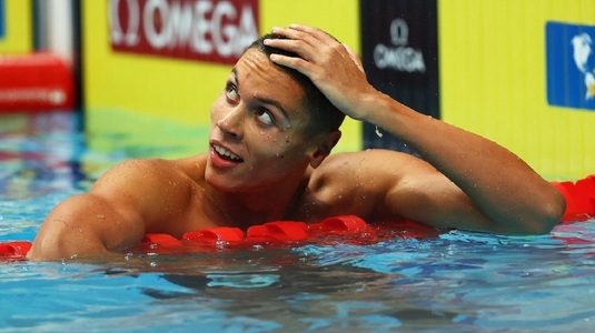 David Popovici, mesaj motivaţional după ce a depăşit recordul mondial