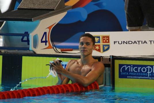 David Popovici, medalie de bronz la 100 m liber, la Europenele în bazin scurt! Revenire fantastică pe final de cursă
