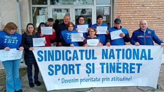 Proteste pe o perioadă nedeterminată în Sport şi Tineret. SNST solicită Guvernului majorarea salariilor