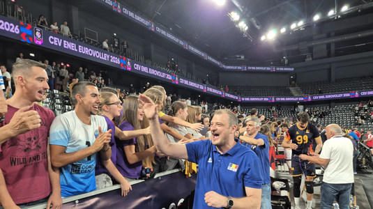 Romania - Turcia 3-1. Calificare istorică în optimile EuroVolley, după o seară magică la Cluj