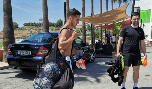 FOTO FABULOS | Starul Realului surprins în timp ce "căra mingi" în cantonamentul celor de la Gaz Metan. Fotografiile realizate astăzi
