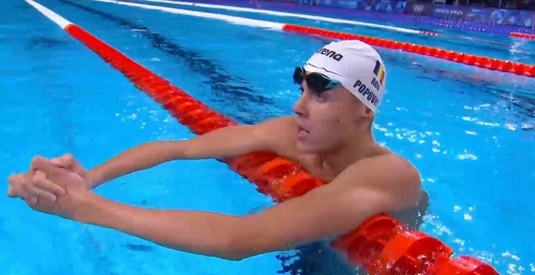 Acelaşi David Popovici! Campionul olimpic a avut o reacţie în stilul caracteristic, după finala superbă de la Paris: "Dacă un băiat obişnuit a putut, atunci oricine poate"