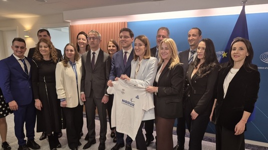 Nadia Comăneci a fost VIP-ul zilei la Parlamentul Europei: "Este un moment special" | FOTO