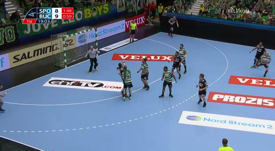 VIDEO | Sporting - Dinamo 32-31. Lusitanii câştigă meciul la ultima fază. Retur de foc la Bucureşti pentru un loc în optimile Ligii