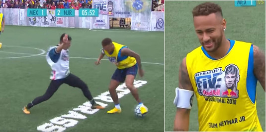 VIDEO | Neymar încearcă să-şi umilească un adversar cu o serie de driblinguri, dar faza nu se termină bine pentru brazilian