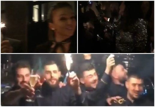 VIDEO | Imagini spectaculoase de la petrecerea la care au participat Simona Halep, Gică Hagi şi Gică Popescu