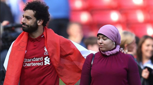FOTO | Apariţie rară a soţiei lui Mohamed Salah! Cum arată Magi, partenera golgheterului din Premier League