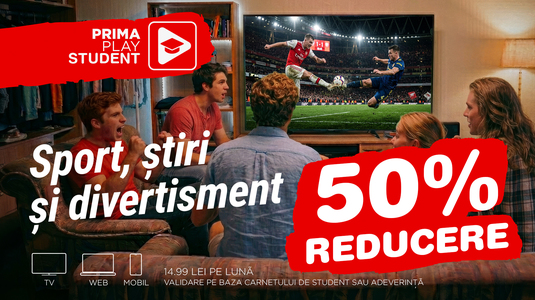 PrimaPlay lansează abonamentul Student: acces premium la doar 14,99 lei/lună!