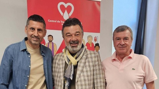 Legendele lui Dinamo au donat sânge pe "Arcul de Triumf": "Binele nu are galerie adversă"