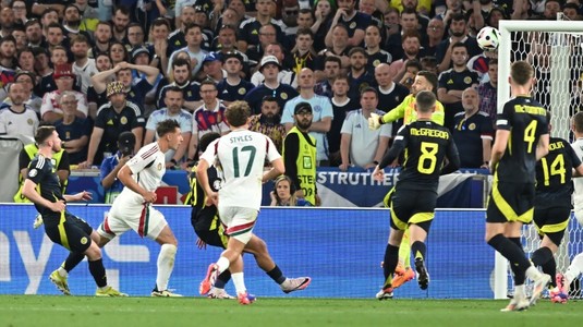 Scene îngrozitoare la EURO 2024! Atacantul naţionalei Ungariei, accidentare HORROR în timpul meciului Scoţia - Ungaria