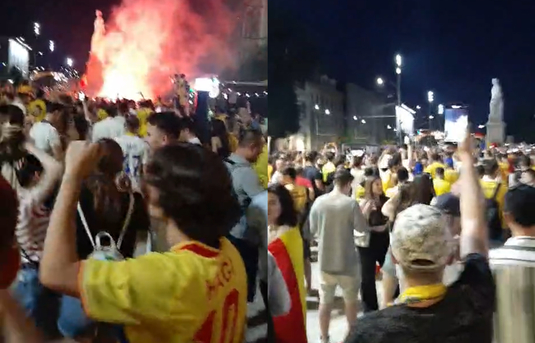 VIDEO Naţionala a scos românii în stradă! Suporterii au făcut show pe străzile din Bucureşti