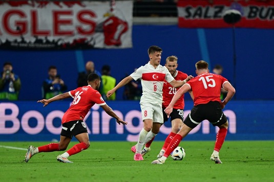 EURO 2024 | Austria - Turcia 1-2. Olanda, adversara turcilor în sferturi. Demiral, eroul lui Montella