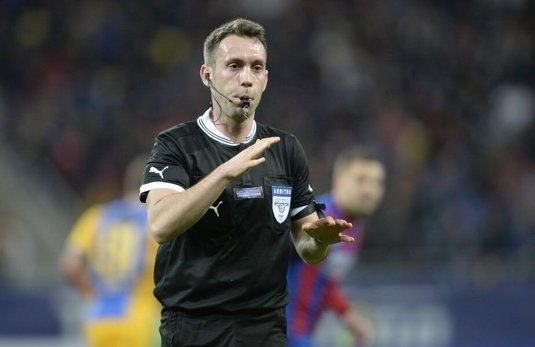 George Găman va arbitra meciul FC Hermannstadt - FCSB, din Cupa României