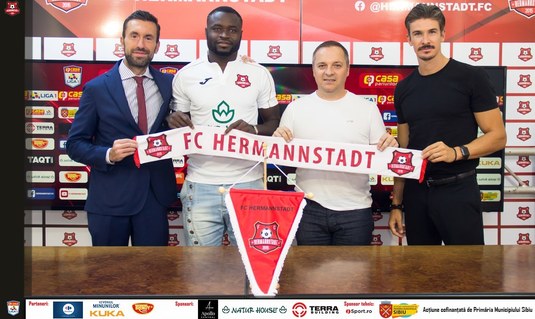 OFICIAL | Un nou transfer la FC Hermannstadt! Sibienii au adus un fotbalist cu peste 160 de meciuri în Italia