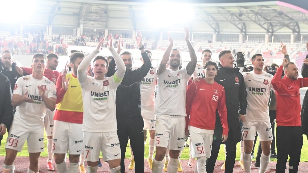 CFR Cluj - Hermannstadt 0-1. Surpriză uriașă la finalul anului în
